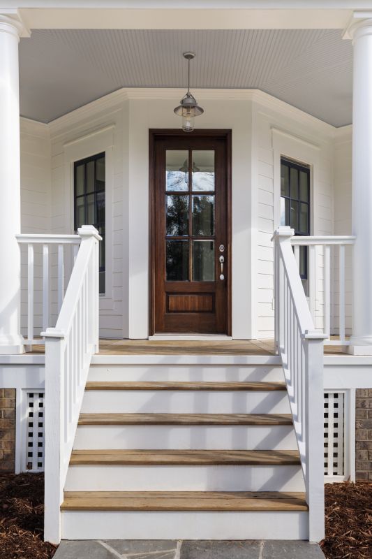 Wooden Front Entryway